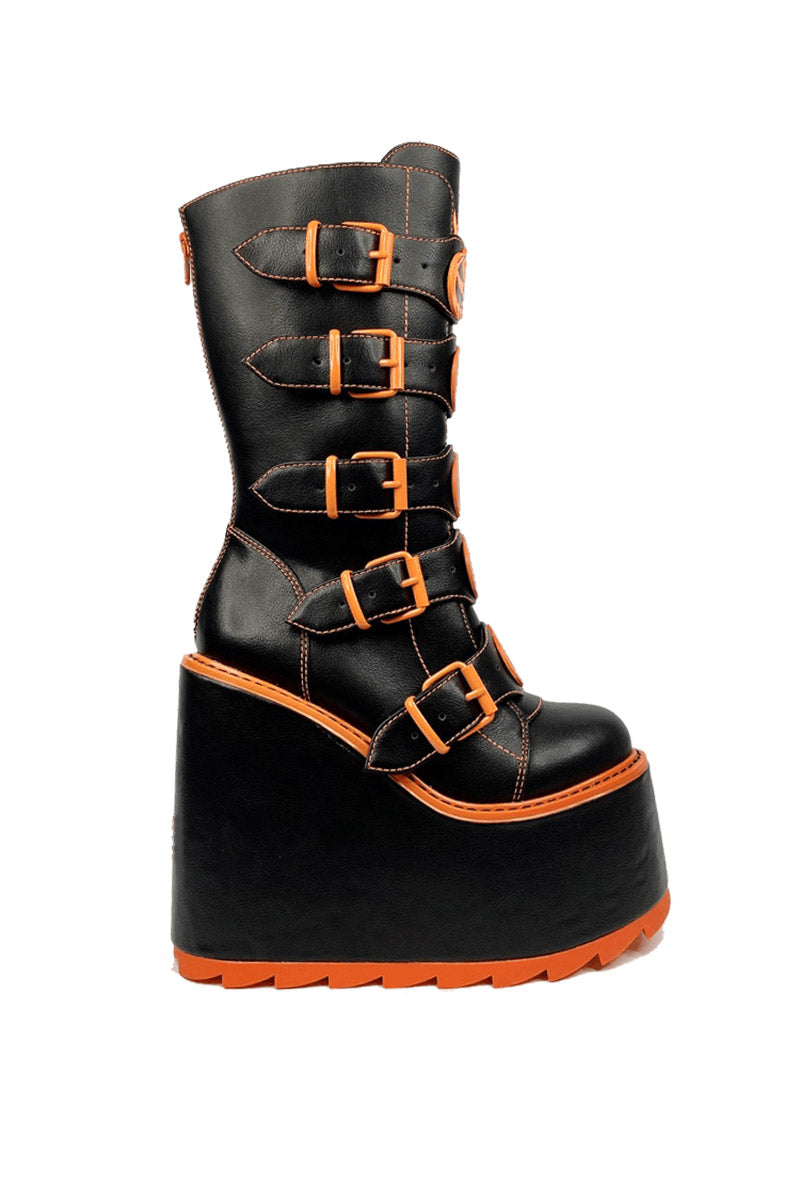 jack-o-lantern boots