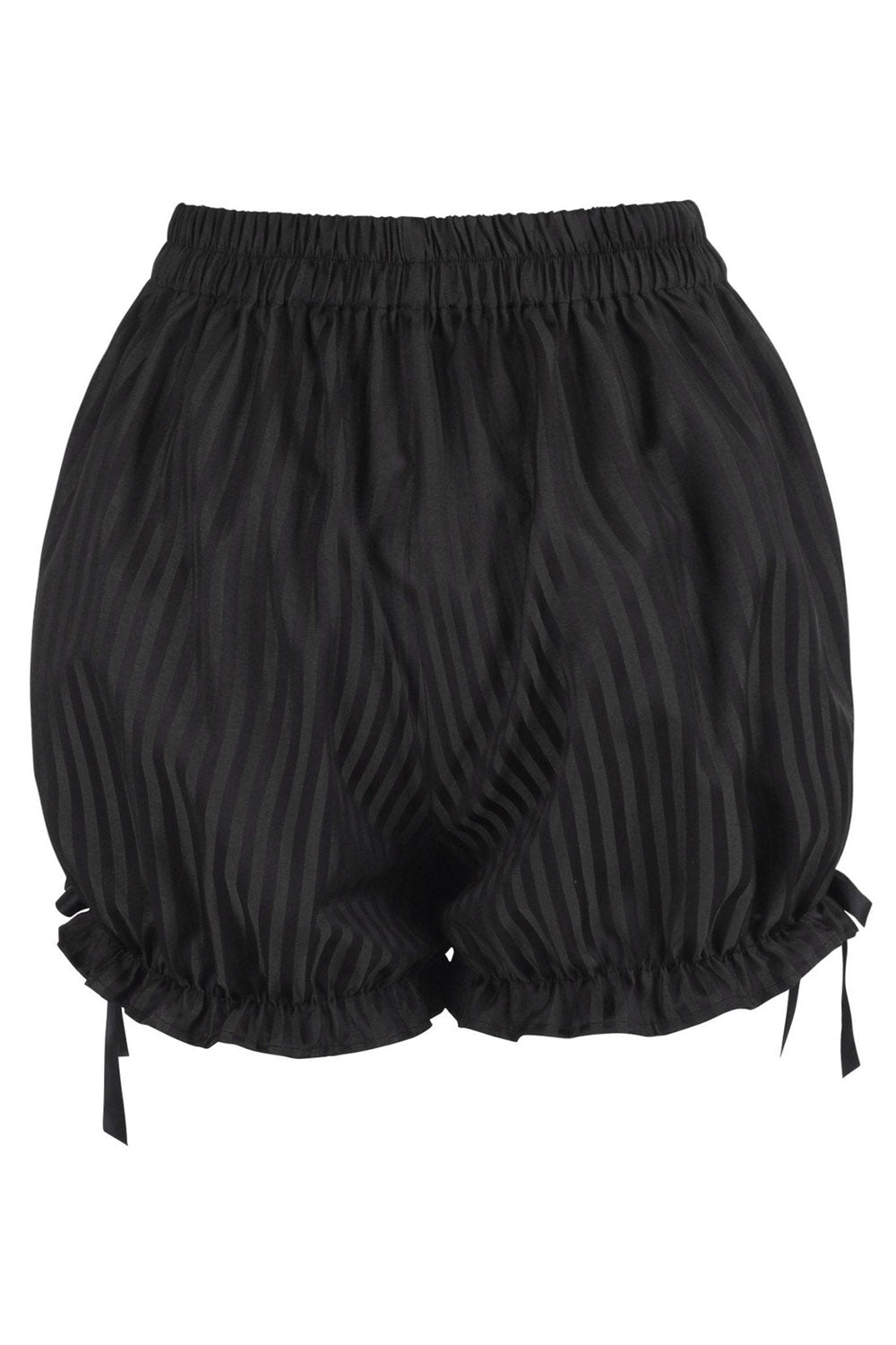 ruffled black striped bloomers
