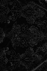 womens flocked velvet bodycon skirt