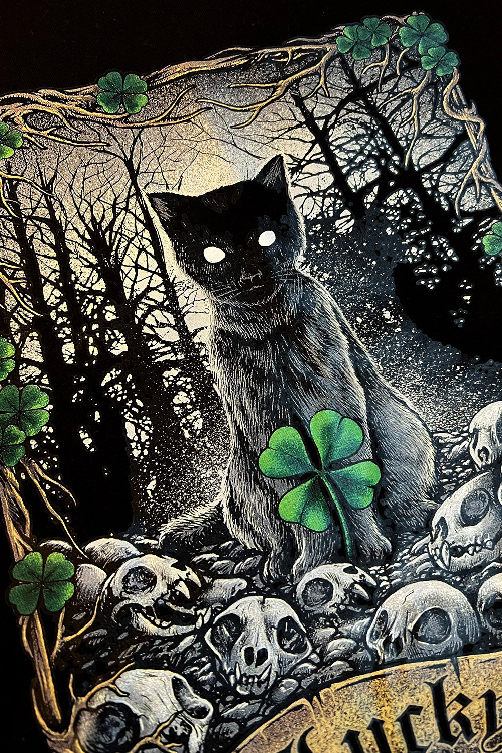 goth st. patrick's day top