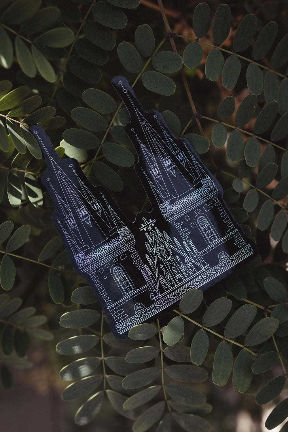 goth castle sticker