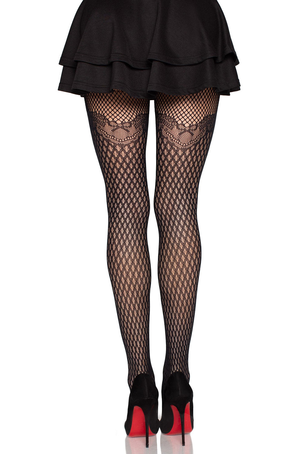 steampunk lace fishnet tights
