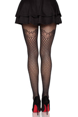steampunk lace fishnet tights