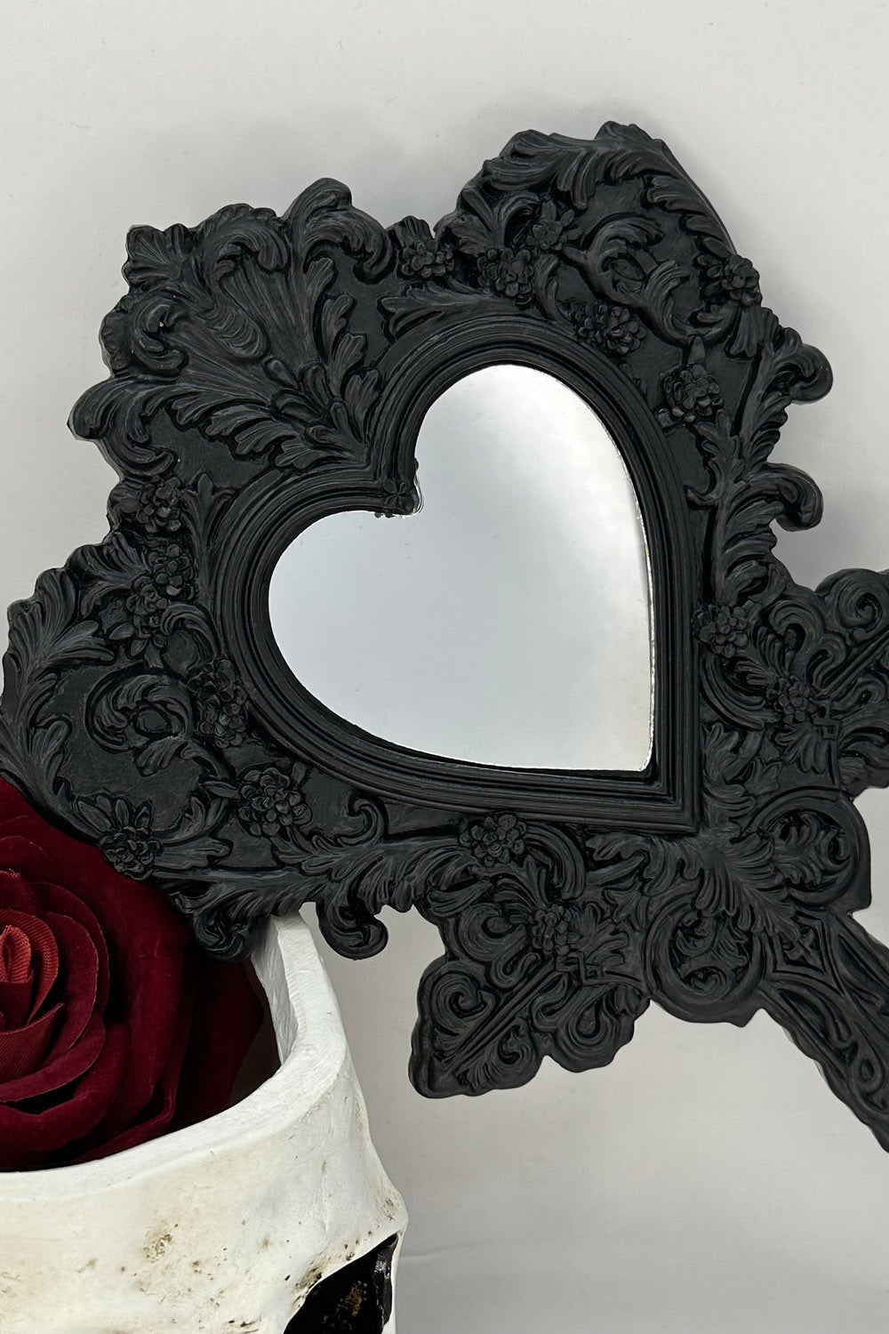 Vanity Valentine Gothic Hand Mirror