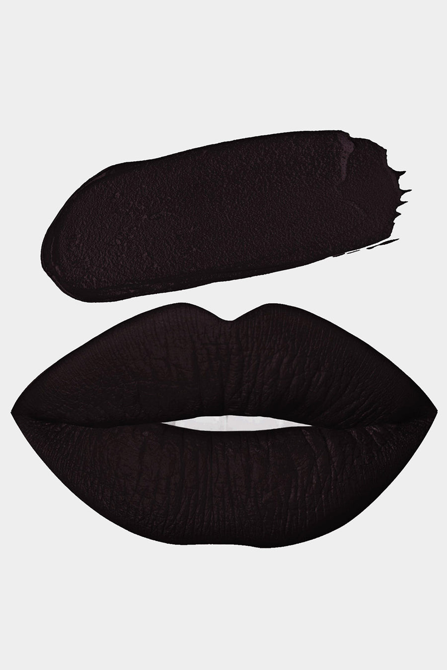 deep black lipstick