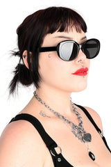 round sunglasses by foxblood