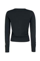 bride of Frankenstein  heart patch cardigan