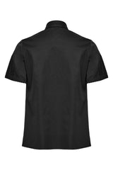 mens black fishnet emo shirt