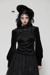 victorian goth blouse 