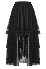 multi-layered victorian goth skirt