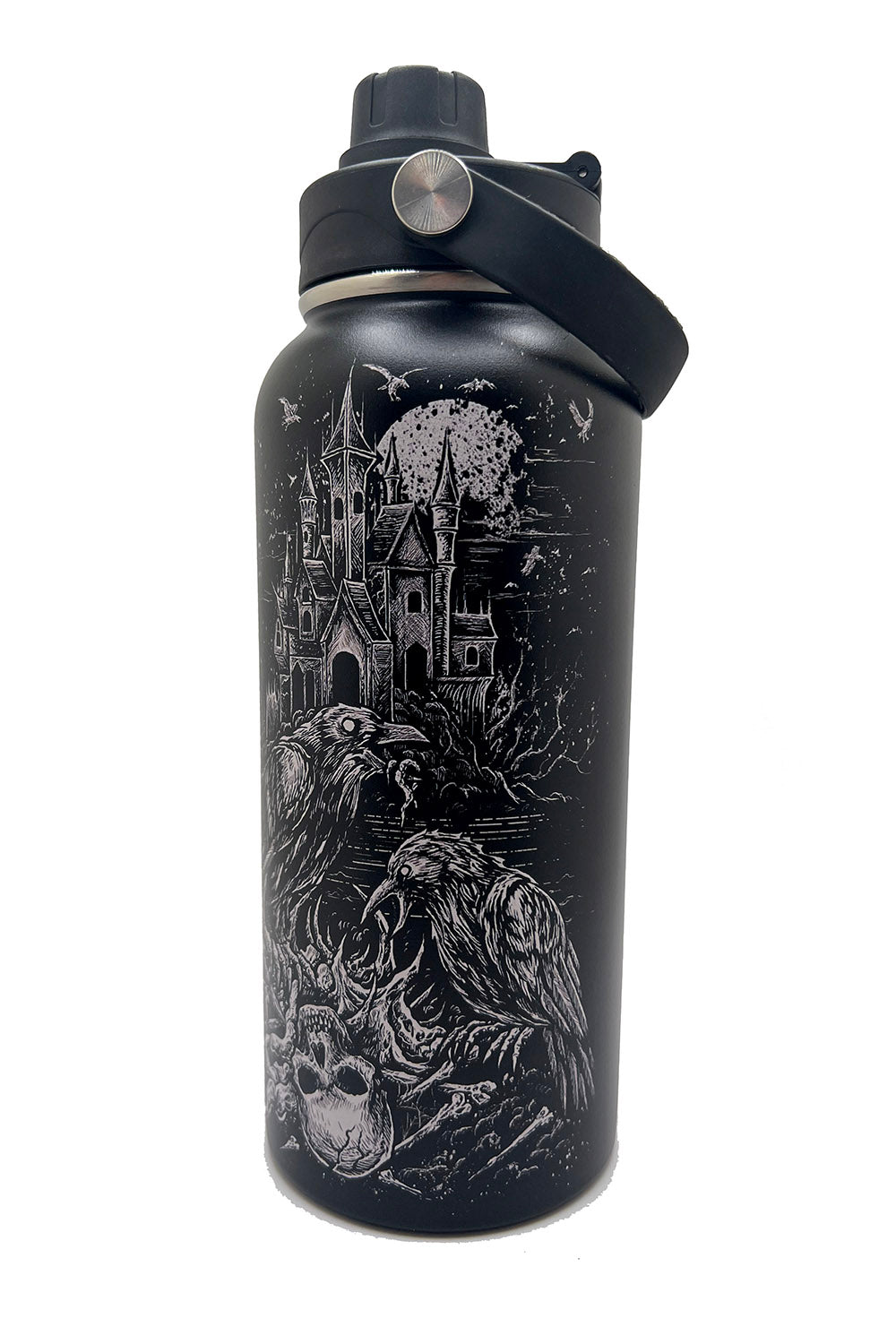 Murder of Crows 32 Oz Water Bottle