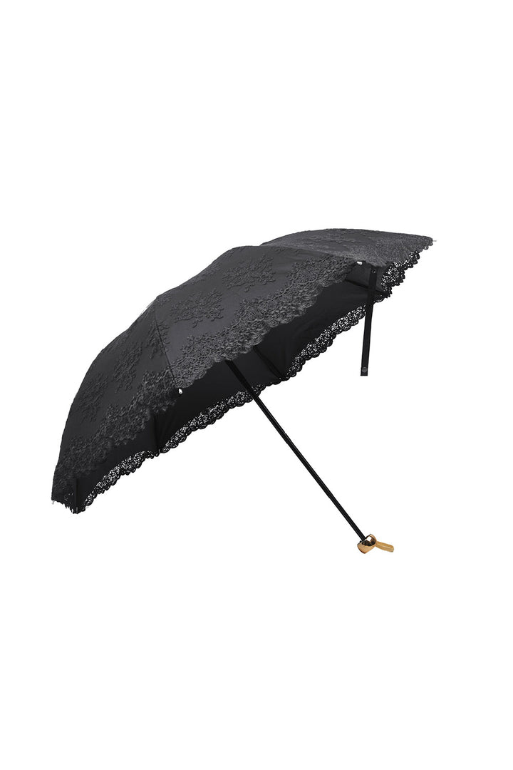black lace goth umbrella