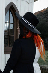 White Nightmare Veiled Hat