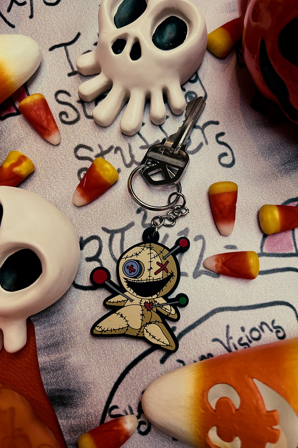 voodoo doll key ring