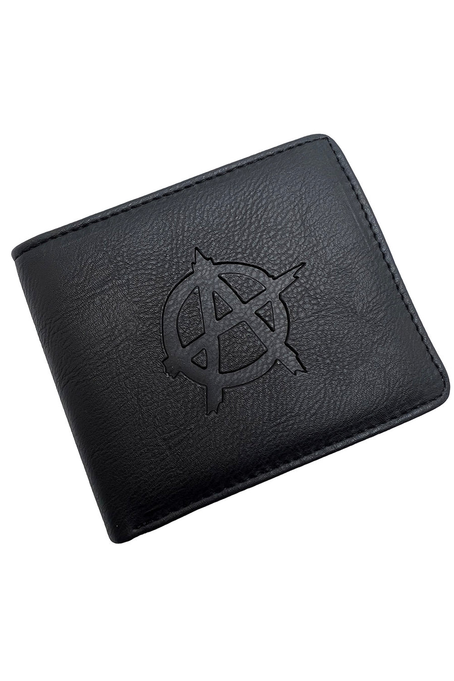 Anarchy Emboss Bifold Wallet w/ Chain