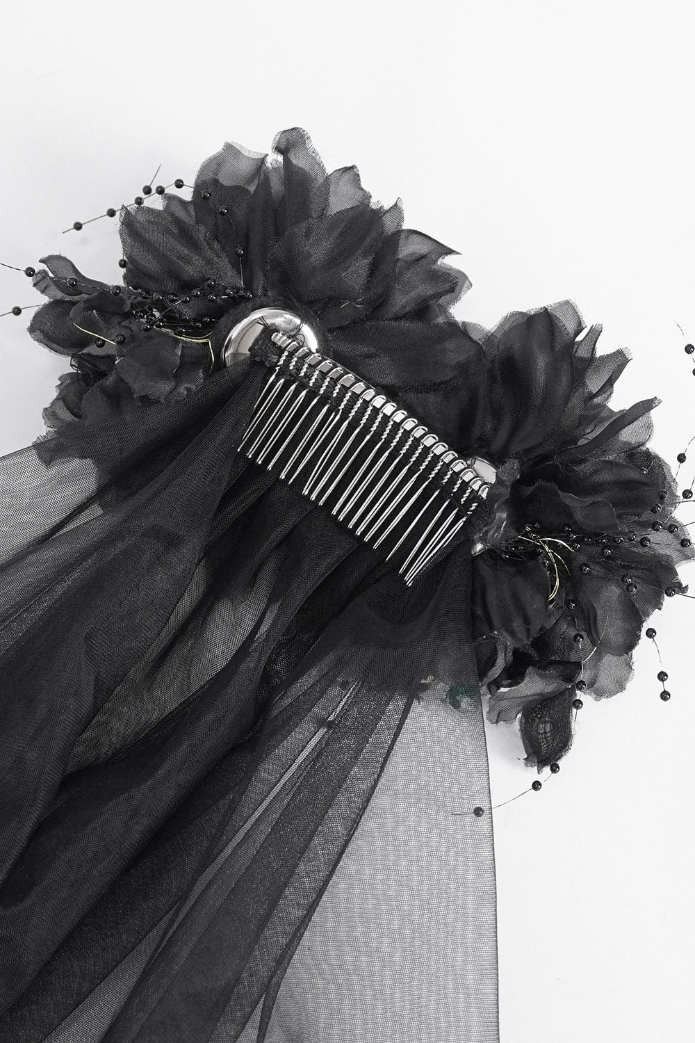 gothic veil with comb