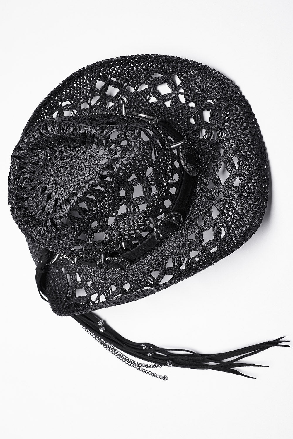 black Gothic cowgirl hat