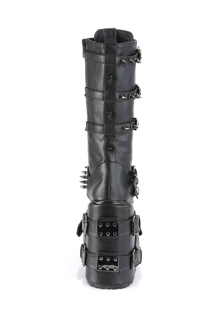 buckled and spiked gothic boots for women