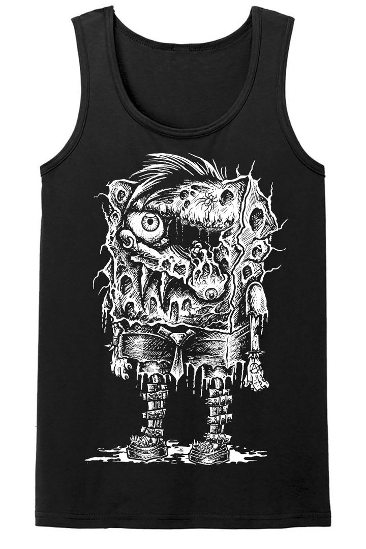 emo graphic tank top shirt