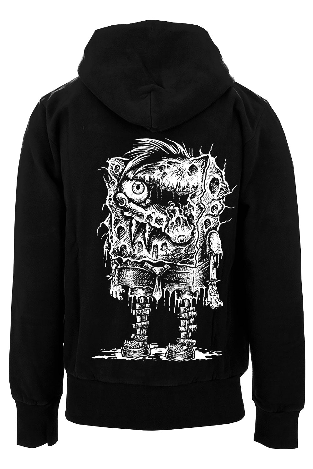 funny punk pullover hoodie