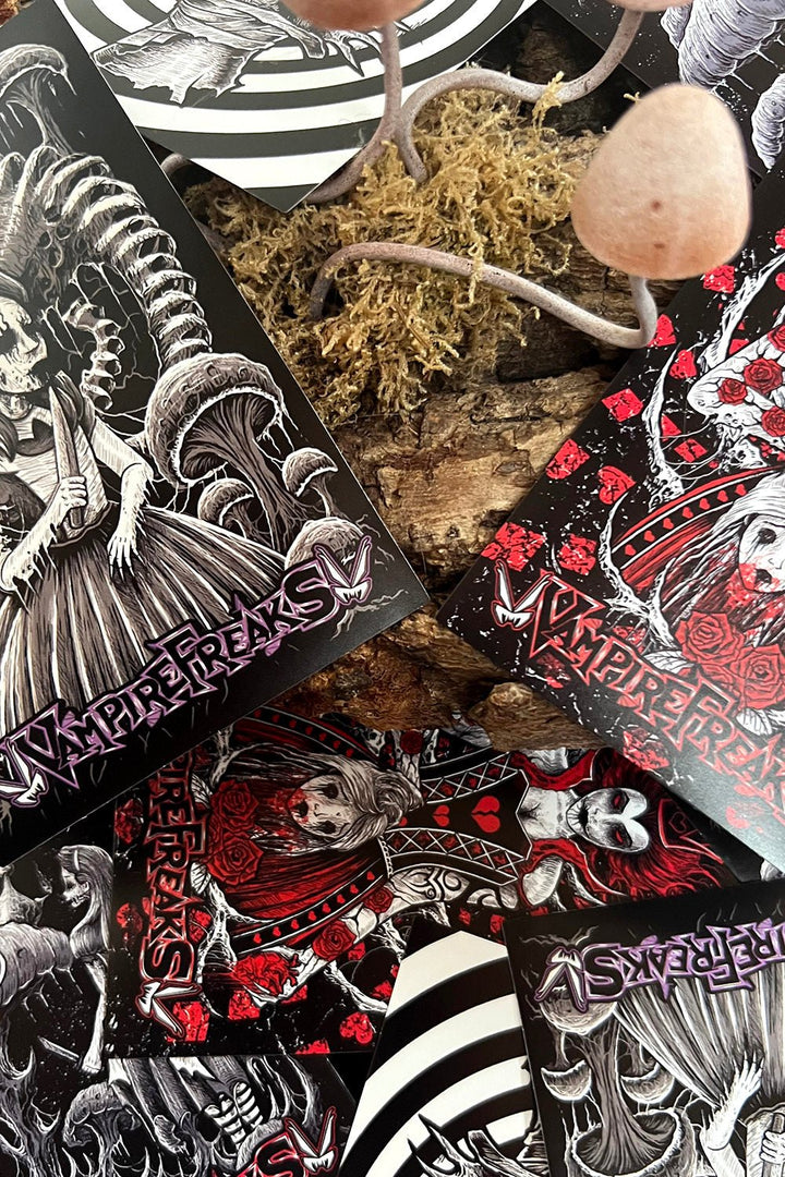 Gothic Alice Sticker Set - pins & patches - VampireFreaks - VampireFreaks