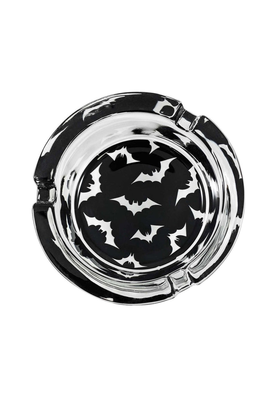 Luna Bats Glass Ashtray