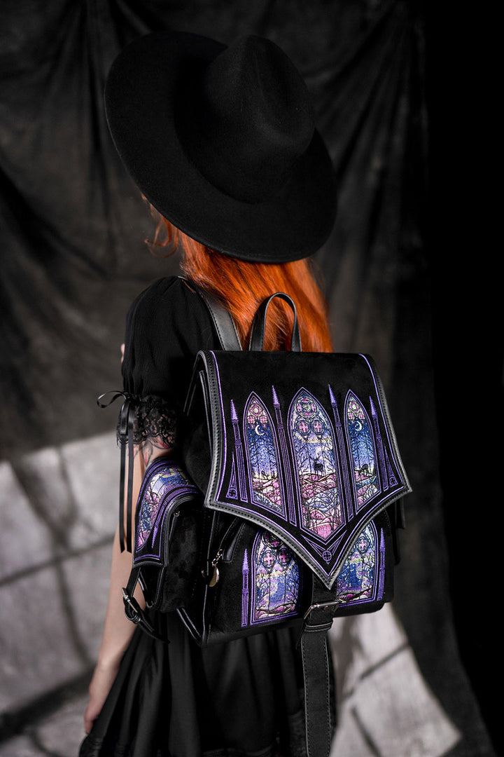 embroidered knightcore backpack