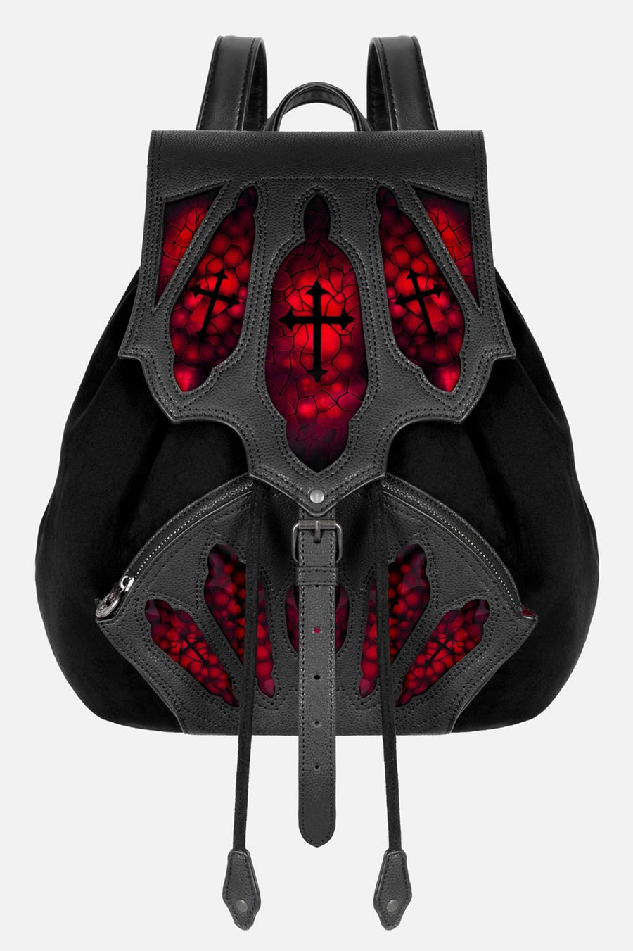 gothic cathedral inspired backpack