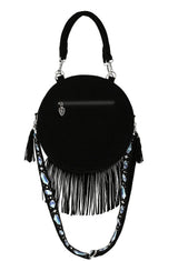 renaissance fair tassel crossbody bag