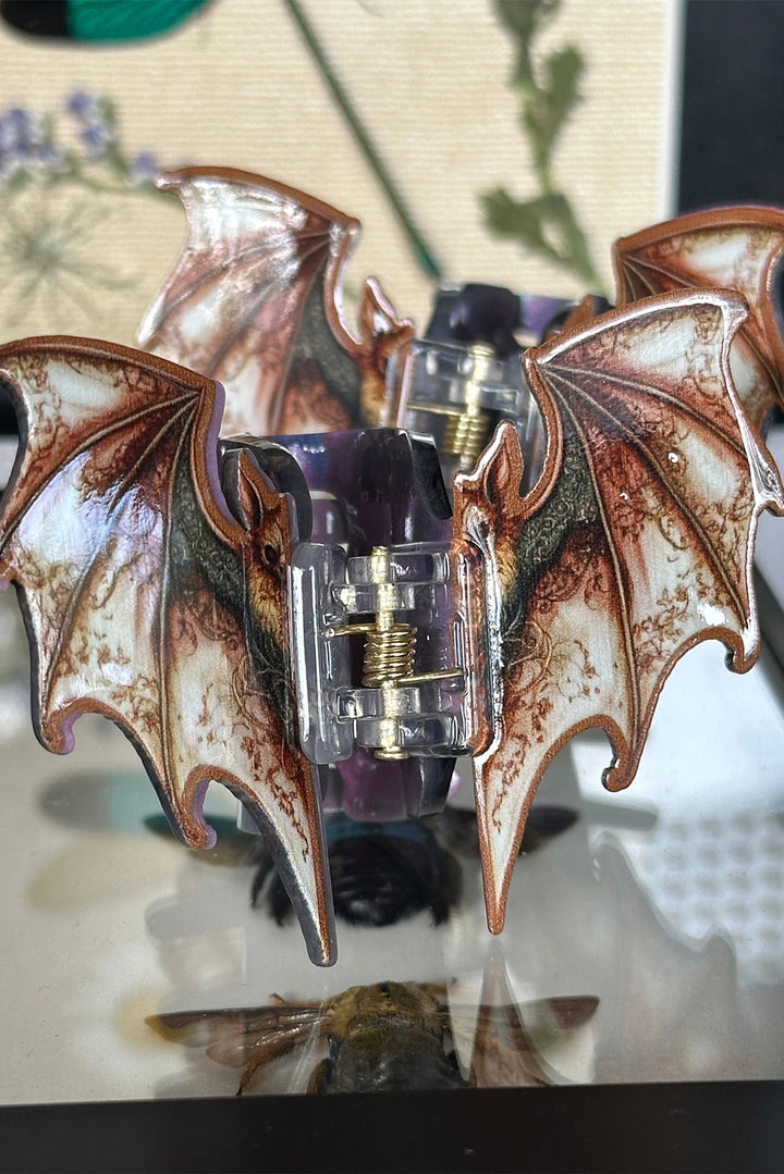 bat hair clip set
