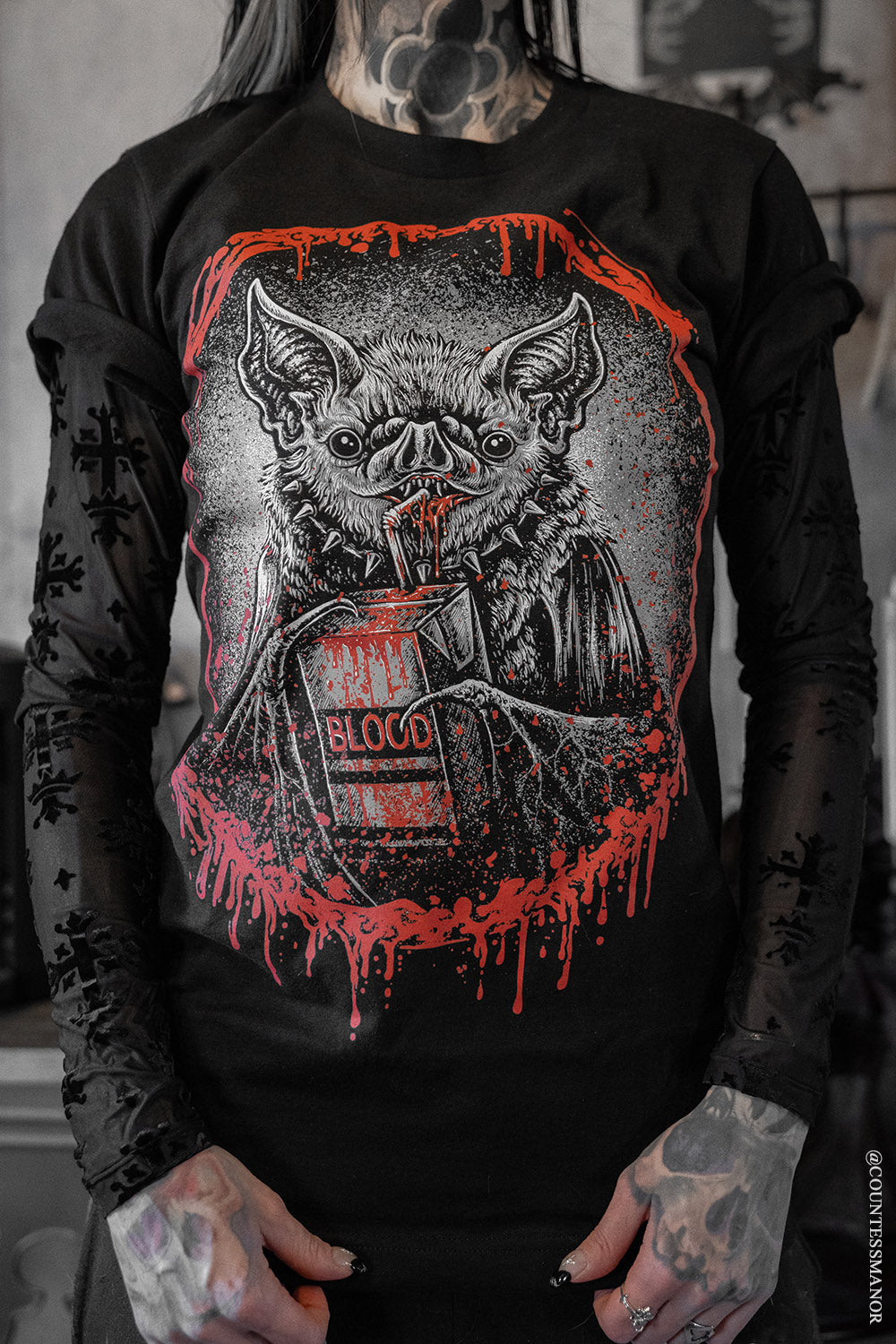 Goth Tee Shirts for Women | Womens Graphic Tees – VampireFreaks
