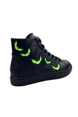 grunge goth platform sneakers