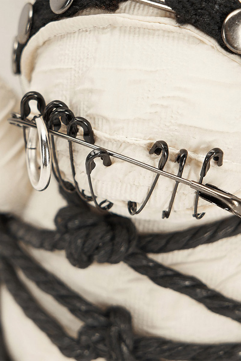 gothic teddy bear plushie toy by punk rave