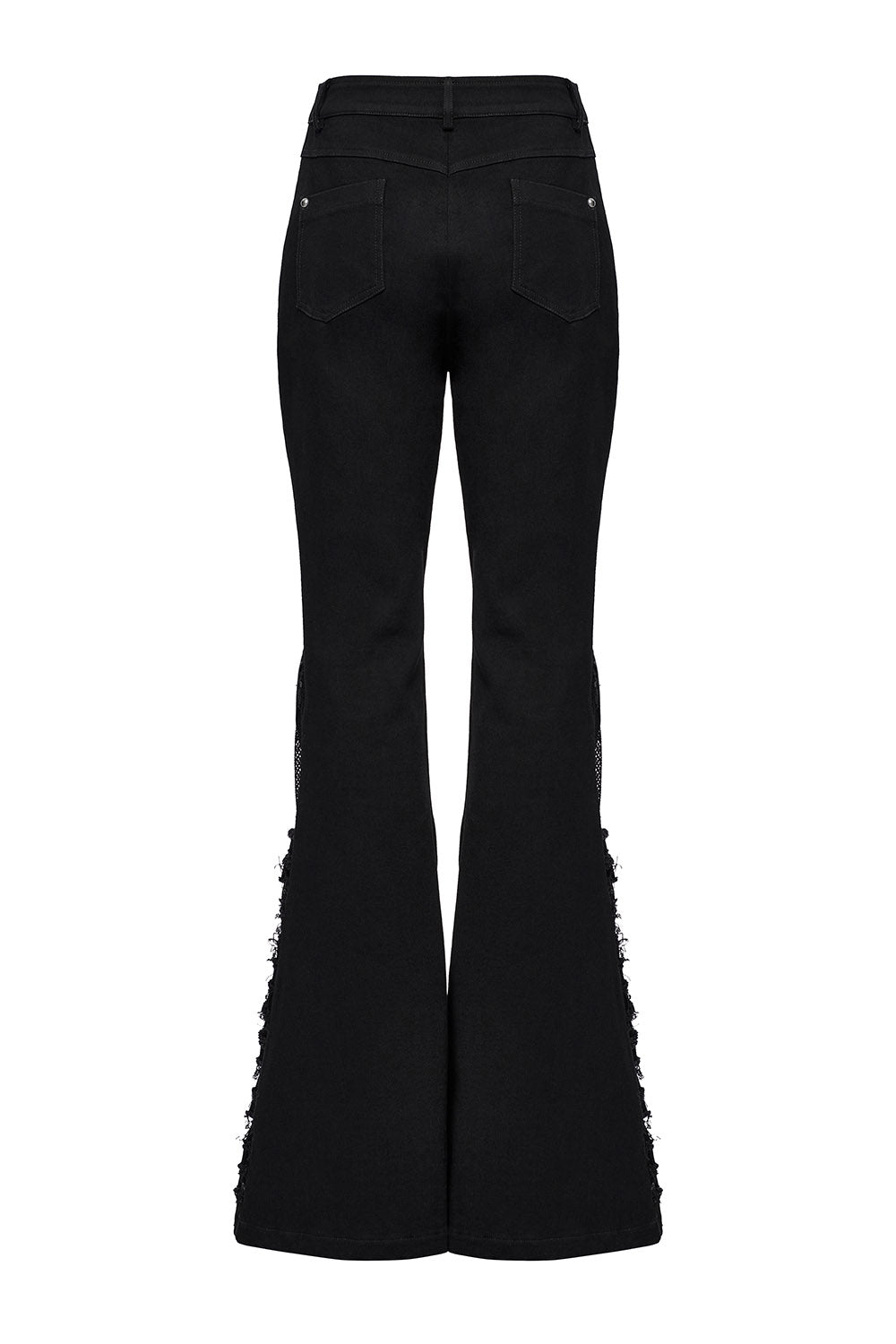 womens high rise hippie goth bell bottoms