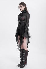Dark Charms Mesh Underbust Corset