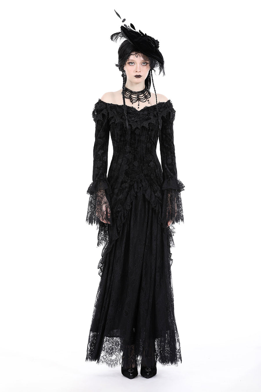 gothic black dress