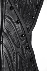 black studded leather pants