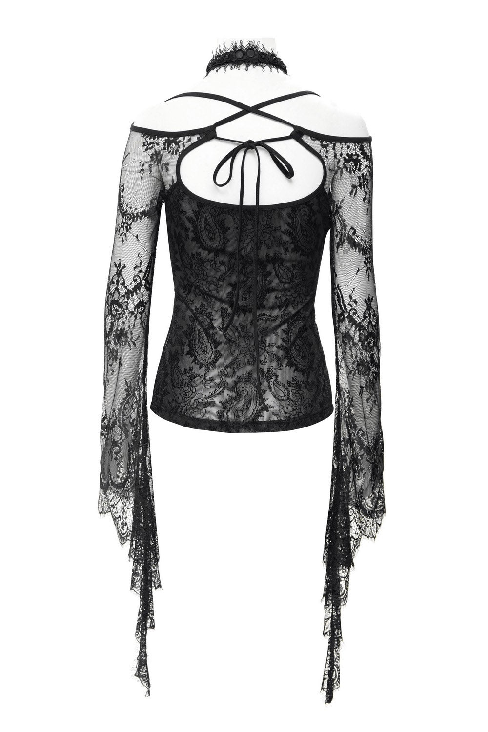 romantic goth top