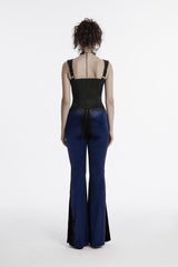 mid-rise whimsigoth velvet bell bottoms