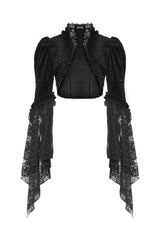 womens velvet romantic goth cardigan