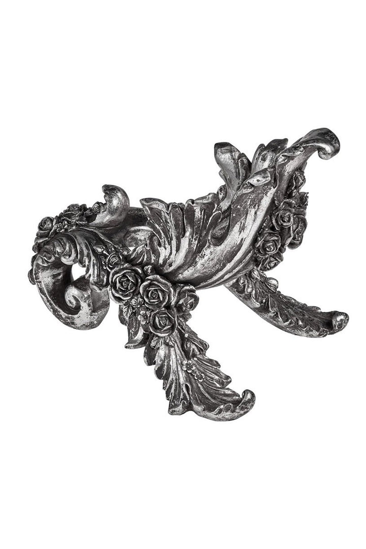 ornate rococo silver wine bottle holder