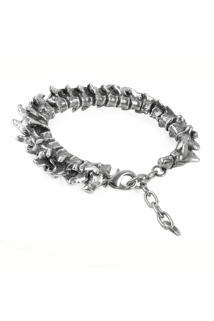 heavy metal mens skeleton bracelet 