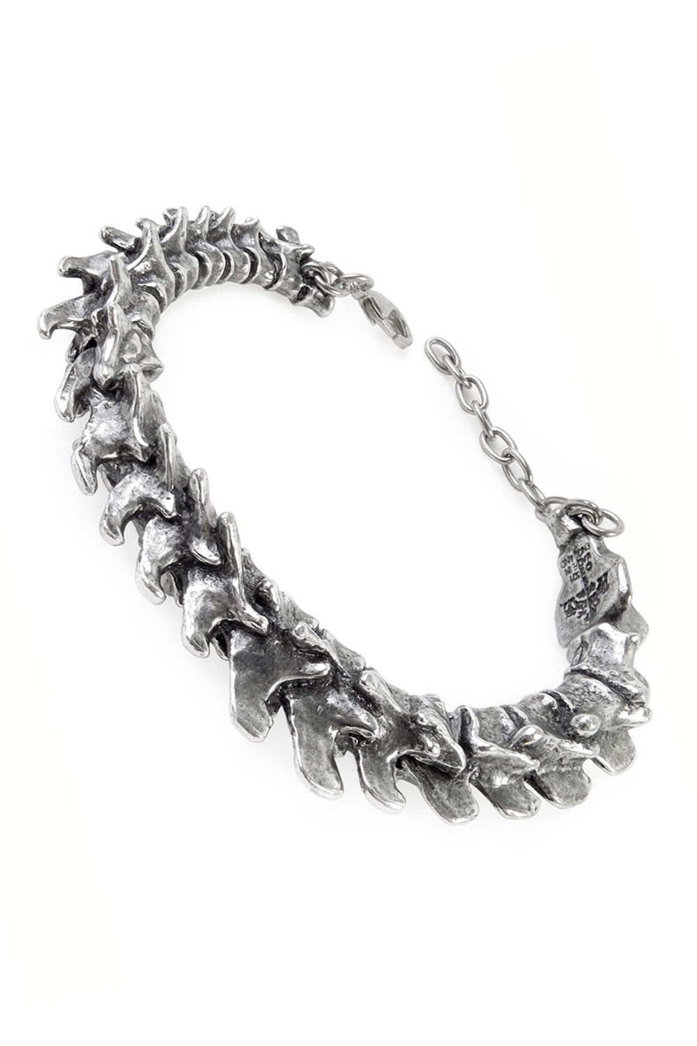 gothic skeleton spine cuff bracelet for unisex 