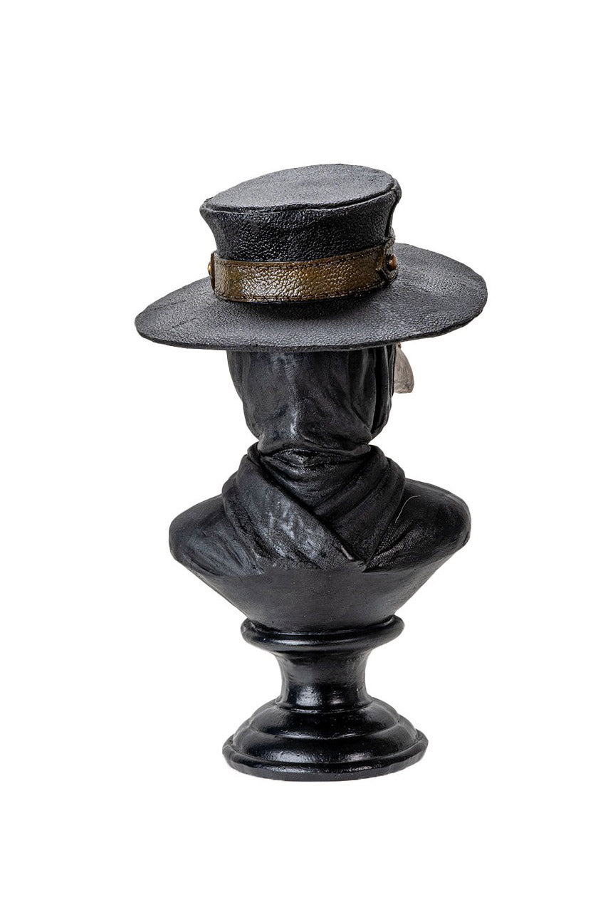 plague doctor bust statue 