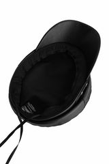 y2k grommet belt vegan leather cap