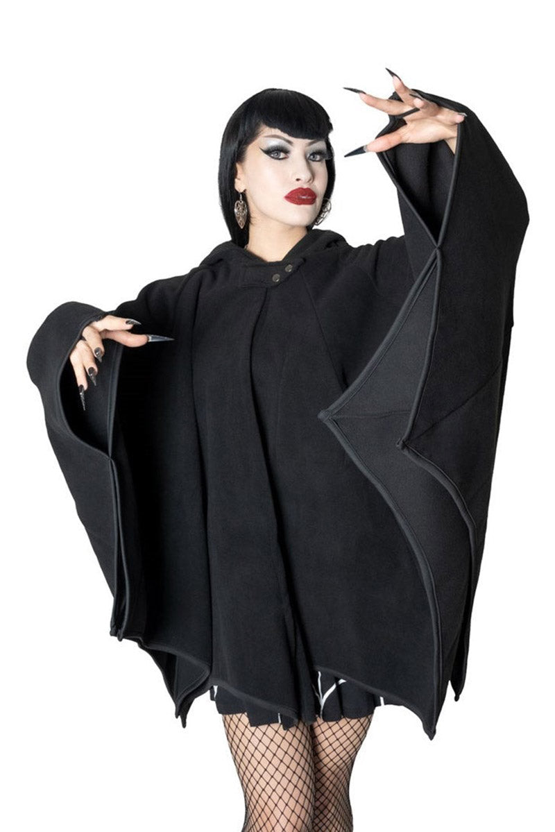 batwing shaped cape