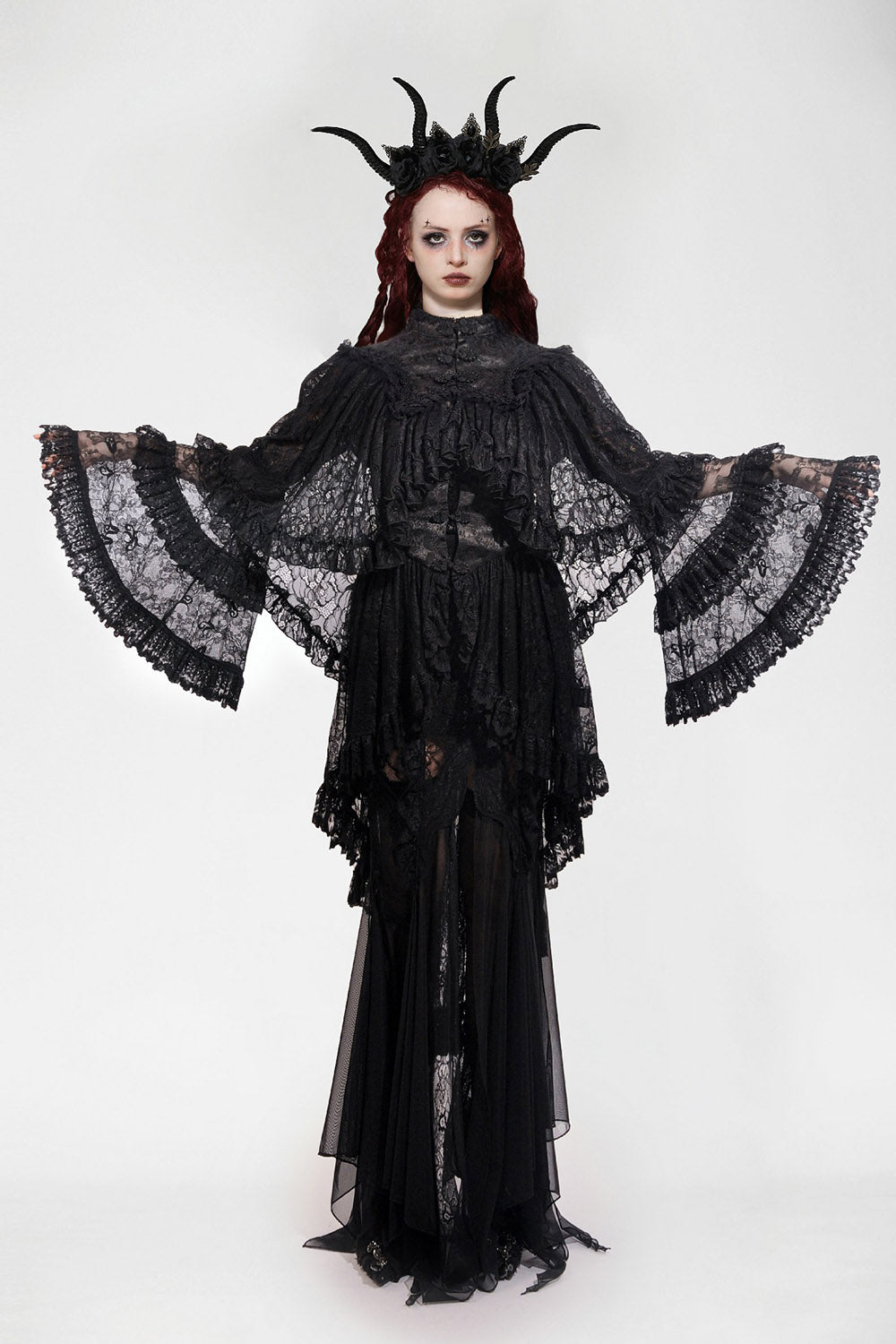 haunted mansion inspired gothic short cape 