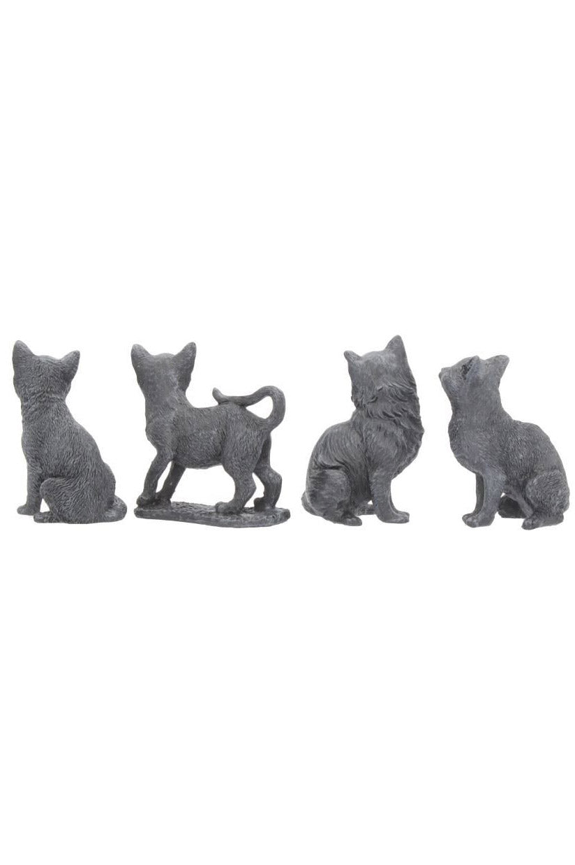 gothic cat sculpture