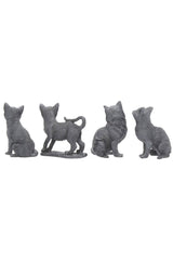 gothic cat sculpture