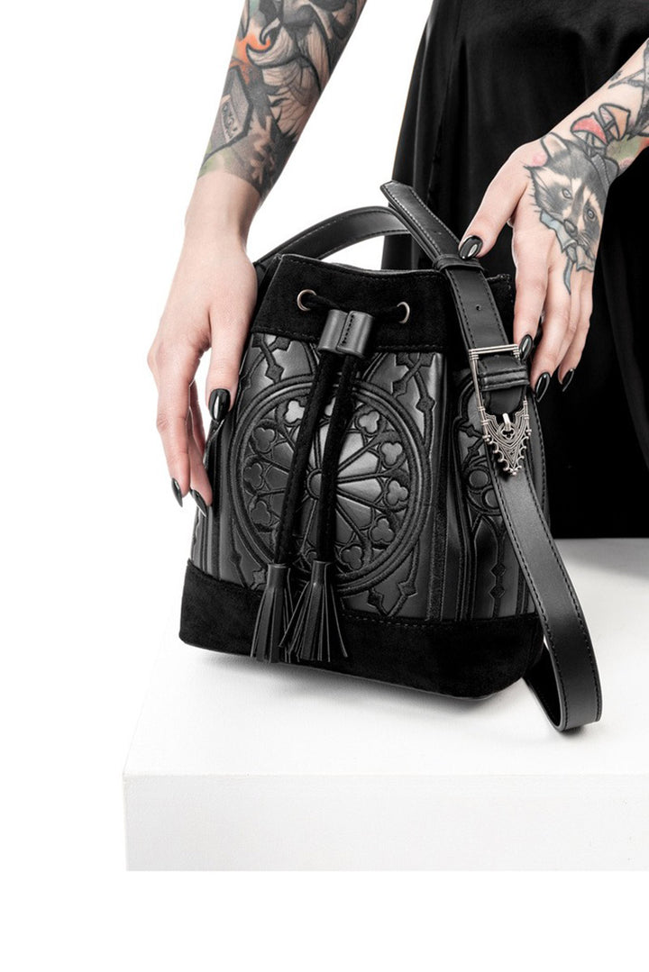 gothic cathedral shoulder bag